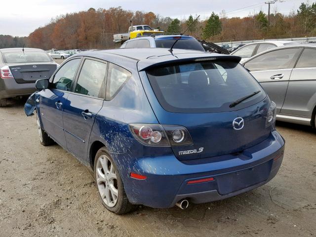 JM1BK344071604122 - 2007 MAZDA 3 HATCHBAC BLUE photo 3