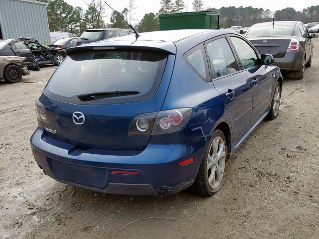 JM1BK344071604122 - 2007 MAZDA 3 HATCHBAC BLUE photo 4