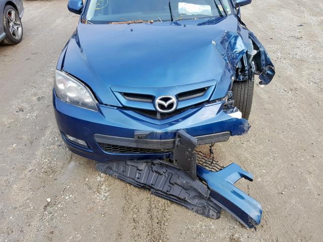 JM1BK344071604122 - 2007 MAZDA 3 HATCHBAC BLUE photo 7