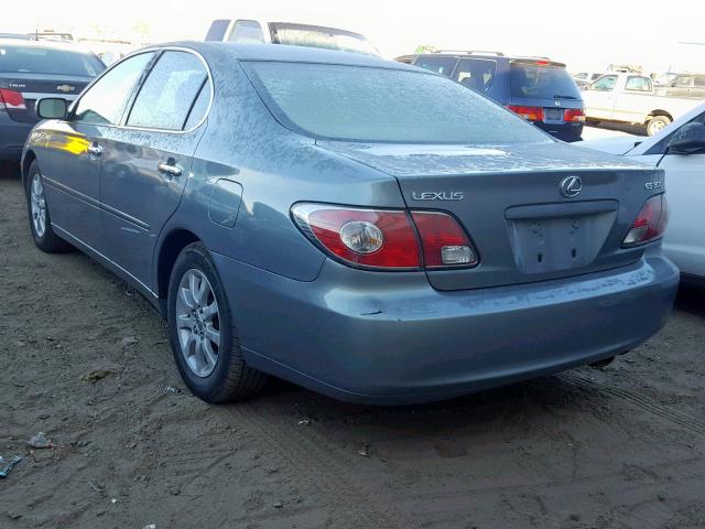 JTHBF30G230147686 - 2003 LEXUS ES 300 GRAY photo 3