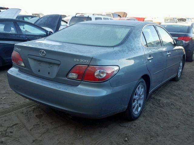 JTHBF30G230147686 - 2003 LEXUS ES 300 GRAY photo 4