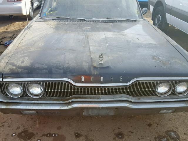 DL41G63278087 - 1966 DODGE SEDAN BLACK photo 7