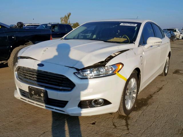 3FA6P0SU7ER366914 - 2014 FORD FUSION TIT WHITE photo 2