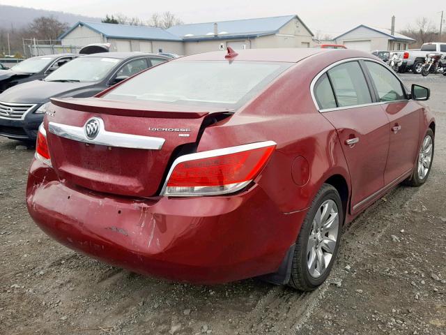 1G4GC5GD7BF199152 - 2011 BUICK LACROSSE C MAROON photo 4