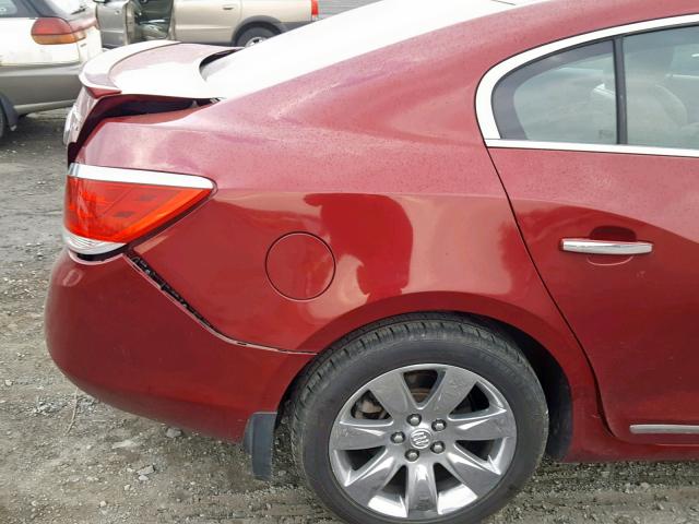 1G4GC5GD7BF199152 - 2011 BUICK LACROSSE C MAROON photo 9