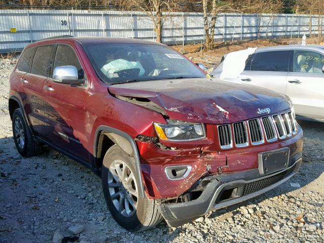 1C4RJFBG7GC326369 - 2016 JEEP GRAND CHER RED photo 1