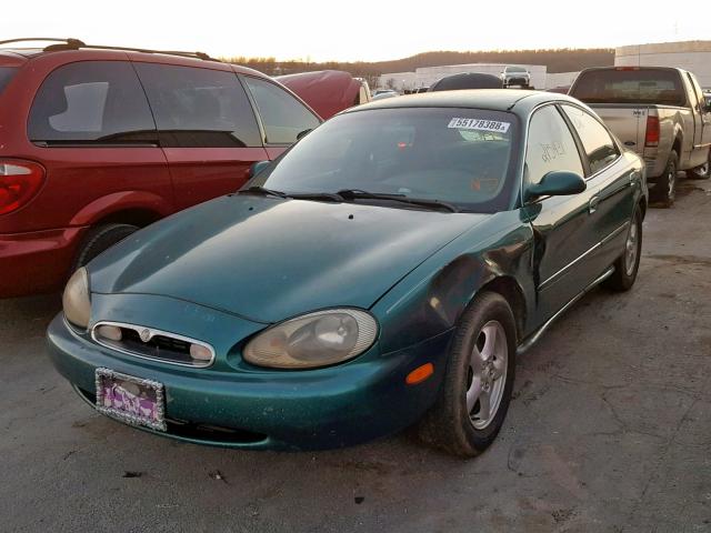 1MELM50U9VA639771 - 1997 MERCURY SABLE GS GREEN photo 2