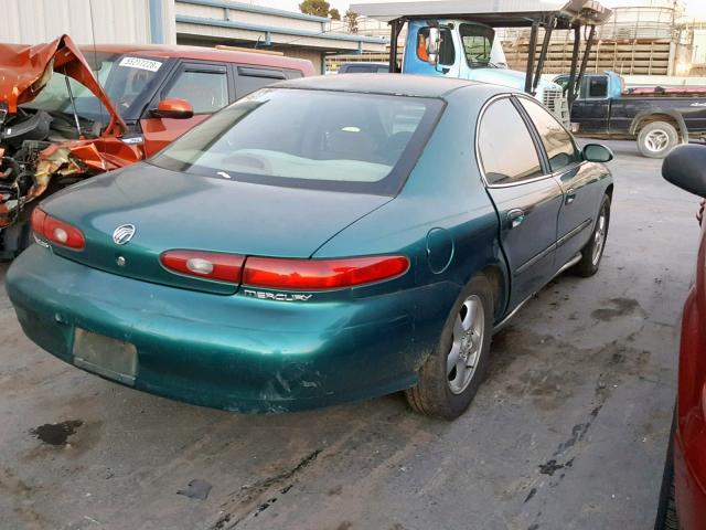 1MELM50U9VA639771 - 1997 MERCURY SABLE GS GREEN photo 4