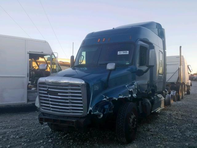 3AKJGLDR2DSFF1802 - 2013 FREIGHTLINER CASCADIA 1 BLUE photo 2