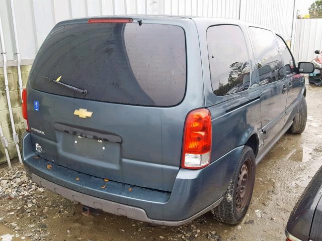 1GNDV03L75D305494 - 2005 CHEVROLET UPLANDER BLUE photo 4