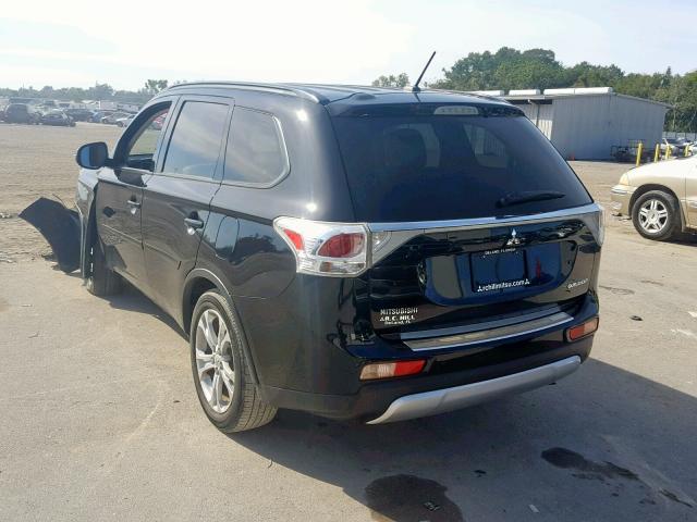 JA4AD3A30FZ005362 - 2015 MITSUBISHI OUTLANDER BLACK photo 3