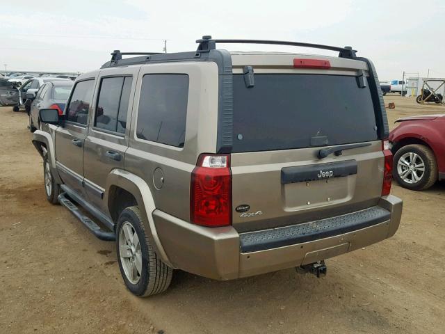 1J8HG48K26C178780 - 2006 JEEP COMMANDER GOLD photo 3