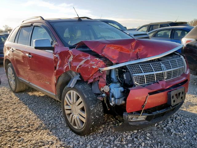 2LMDJ8JC3ABJ21644 - 2010 LINCOLN MKX RED photo 1