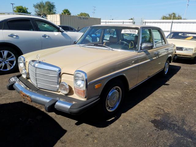 11406012118578 - 1975 MERCEDES-BENZ 280 YELLOW photo 2