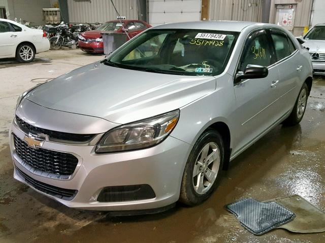 1G11B5SL5EF156034 - 2014 CHEVROLET MALIBU LS 灰色 照片 2