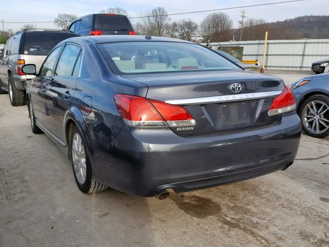 4T1BK3DB0BU371649 - 2011 TOYOTA AVALON BAS 石墨色 照片 3