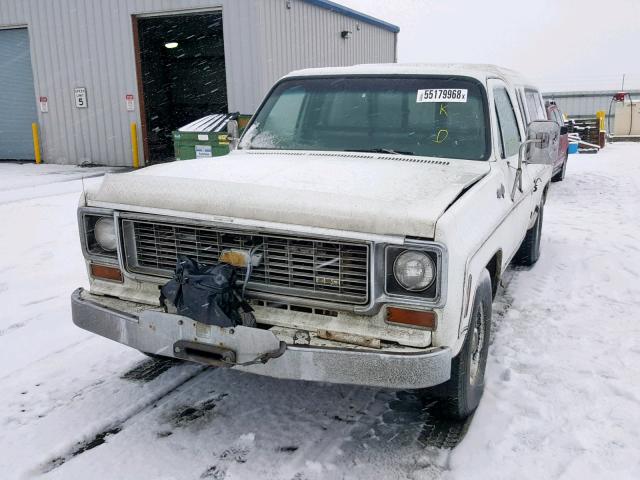 CCY243Z167992 - 1973 CHEVROLET C/K2500 WHITE photo 2