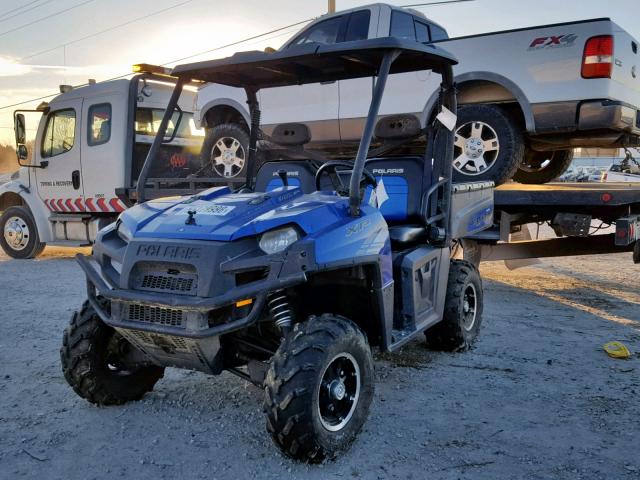 4XATH76A0C4274284 - 2012 POLARIS RANGER 800 BLUE photo 2