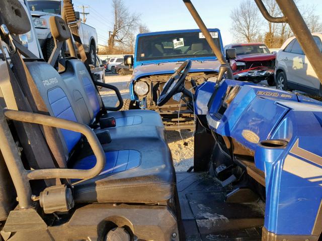 4XATH76A0C4274284 - 2012 POLARIS RANGER 800 BLUE photo 5