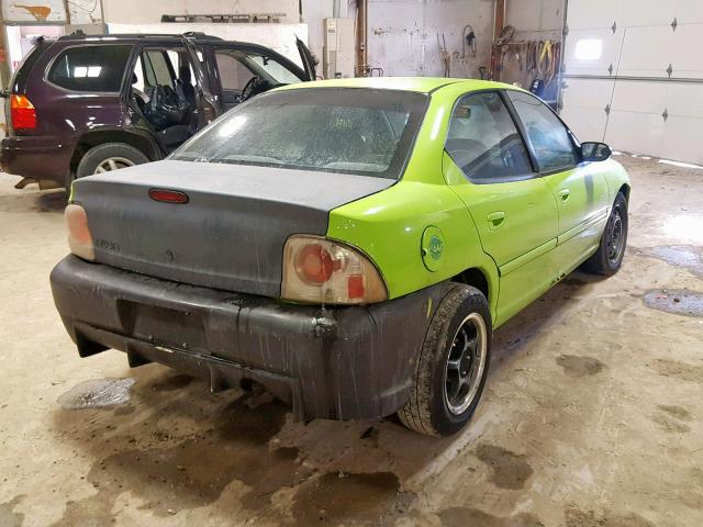 1B3ES47Y2XD158895 - 1999 DODGE NEON HIGHL GREEN photo 4