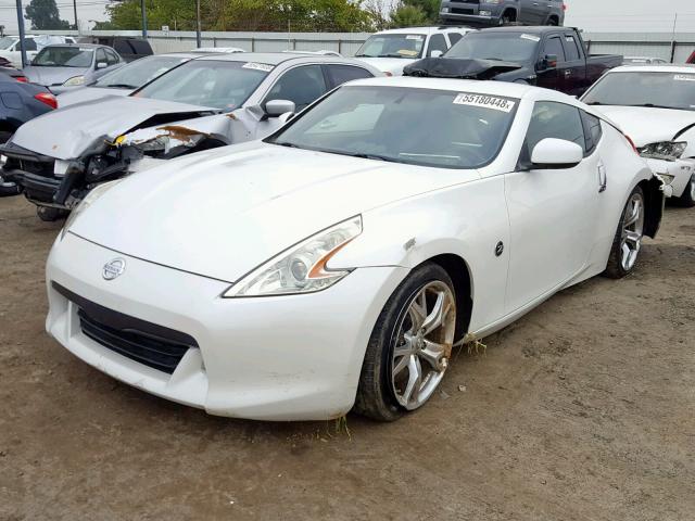 JN1AZ44E29M402022 - 2009 NISSAN 370Z WHITE photo 2