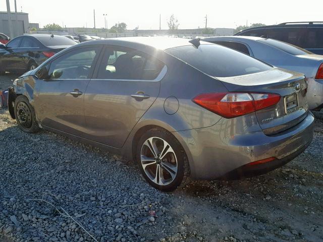 KNAFZ4A82F5361251 - 2015 KIA FORTE EX GRAY photo 3