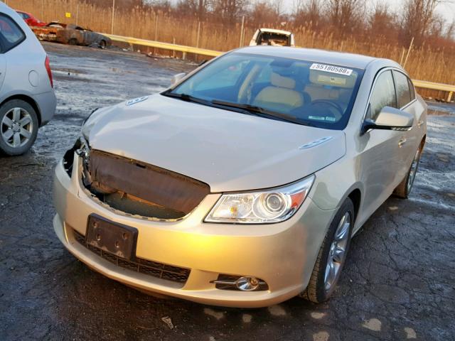 1G4GE5EDXBF376239 - 2011 BUICK LACROSSE C GOLD photo 2