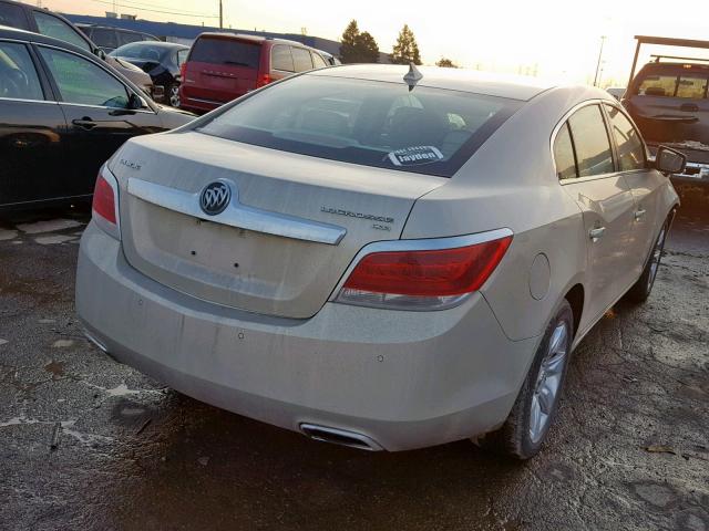 1G4GE5EDXBF376239 - 2011 BUICK LACROSSE C GOLD photo 4