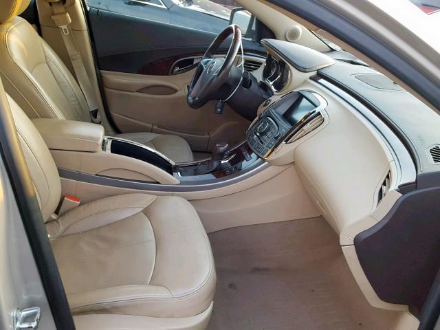 1G4GE5EDXBF376239 - 2011 BUICK LACROSSE C GOLD photo 5