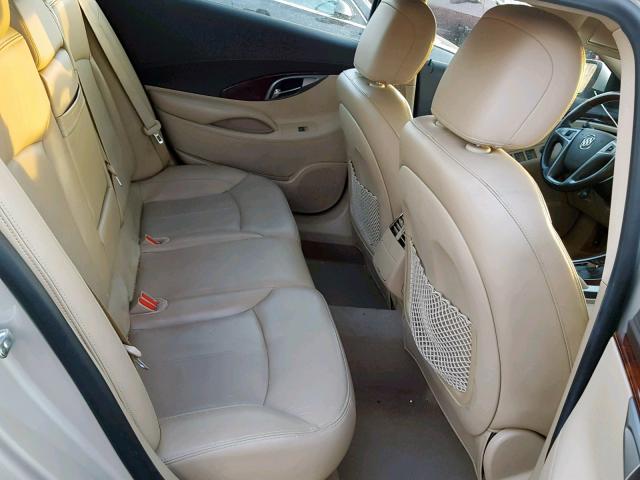 1G4GE5EDXBF376239 - 2011 BUICK LACROSSE C GOLD photo 6