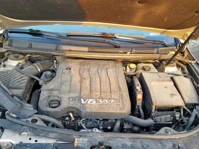 1G4GE5EDXBF376239 - 2011 BUICK LACROSSE C GOLD photo 7