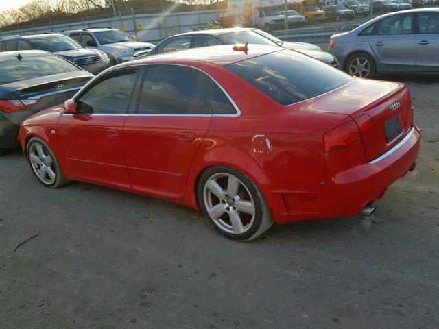 WAUEF78E76A106846 - 2006 AUDI A4 S-LINE RED photo 3