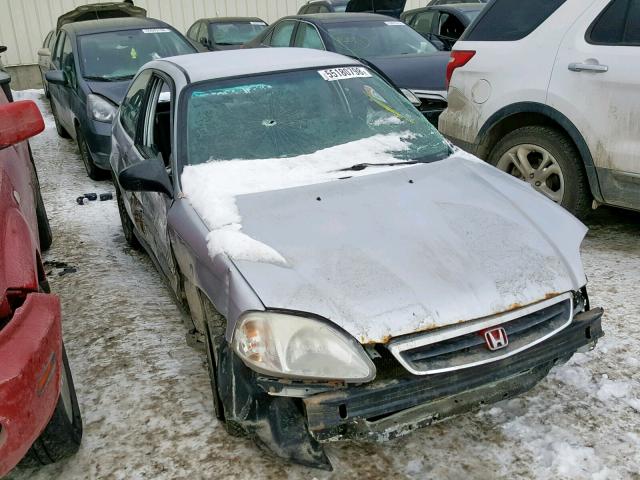 2HGEJ632XYH001670 - 2000 HONDA CIVIC CX SILVER photo 1