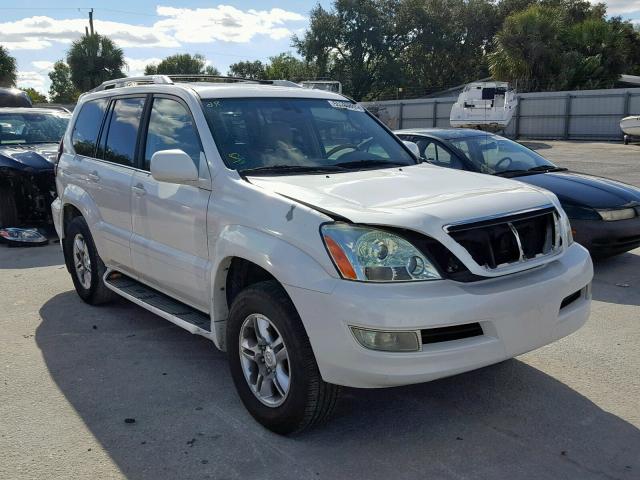 JTJBT20X040064034 - 2004 LEXUS GX 470 WHITE photo 1