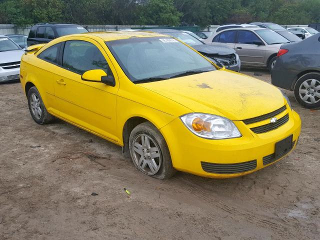 1G1AL12F757636599 - 2005 CHEVROLET COBALT LS YELLOW photo 1