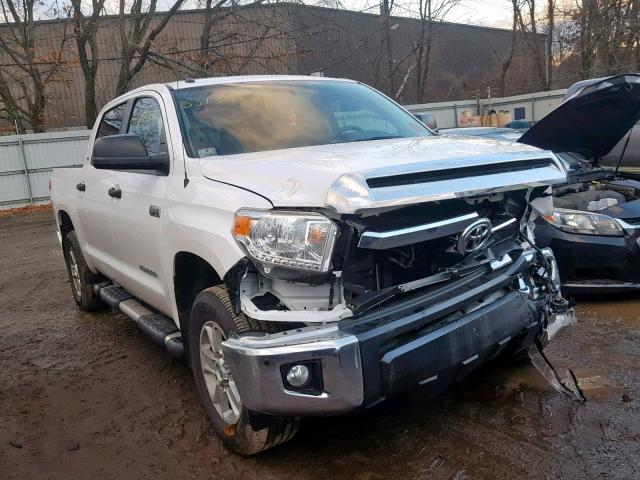 5TFDY5F14HX620814 - 2017 TOYOTA TUNDRA CRE WHITE photo 1