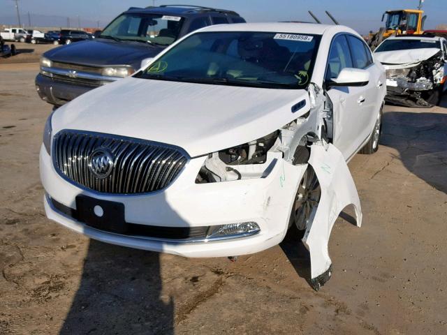 1G4GA5GR9EF283284 - 2014 BUICK LACROSSE WHITE photo 2