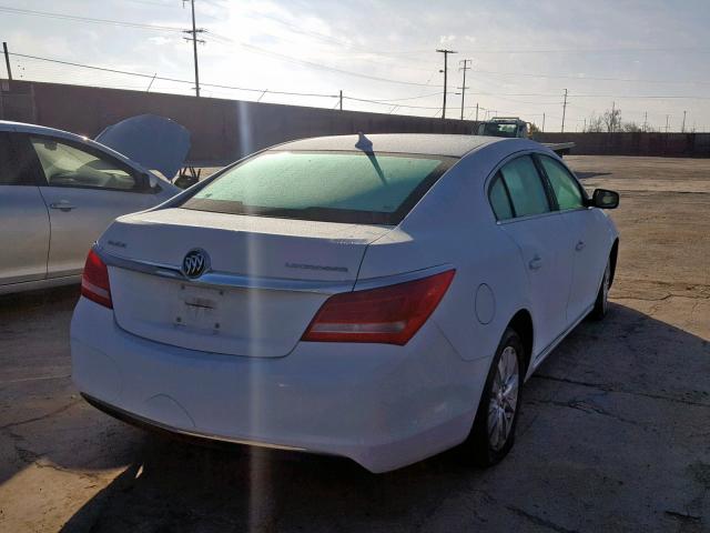 1G4GA5GR9EF283284 - 2014 BUICK LACROSSE WHITE photo 4