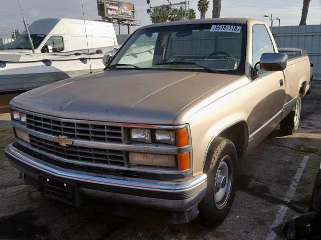 2GCFC24K8K1147666 - 1989 CHEVROLET GMT-400 C2 BEIGE photo 2