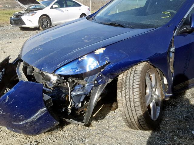 JH4CU2F60CC022946 - 2012 ACURA TSX TECH BLUE photo 9