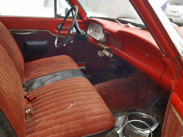 0K11S164547 - 1961 FORD FALCON RED photo 5