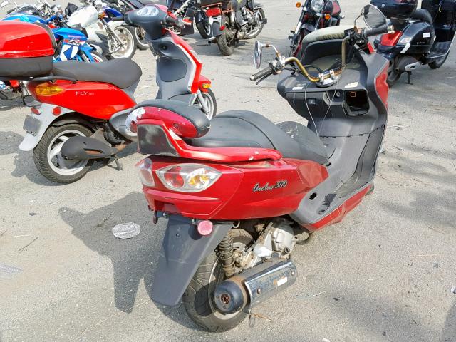 LL8SZN4W380G00488 - 2008 OTHER SCOOTER RED photo 4