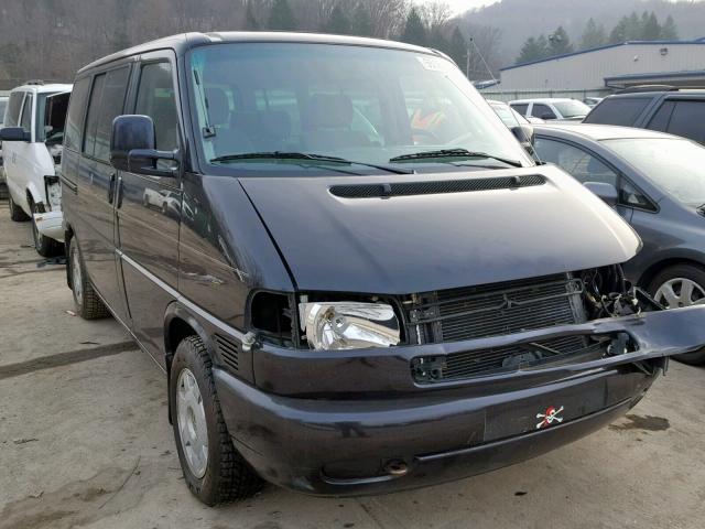 WV2KH4705YH000525 - 2000 VOLKSWAGEN EUROVAN GL BLACK photo 1