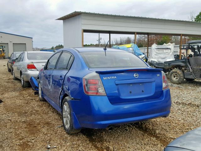 3N1AB6AP1AL679734 - 2010 NISSAN SENTRA 2.0 BLUE photo 3