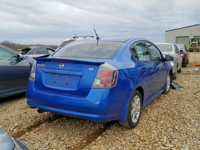 3N1AB6AP1AL679734 - 2010 NISSAN SENTRA 2.0 BLUE photo 4