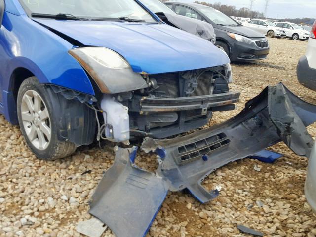 3N1AB6AP1AL679734 - 2010 NISSAN SENTRA 2.0 BLUE photo 9