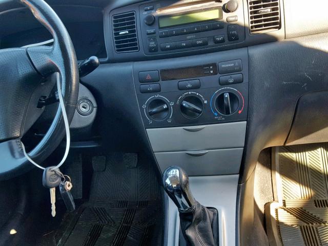 2T1BY30E05C352409 - 2005 TOYOTA COROLLA XR 灰色 照片 9