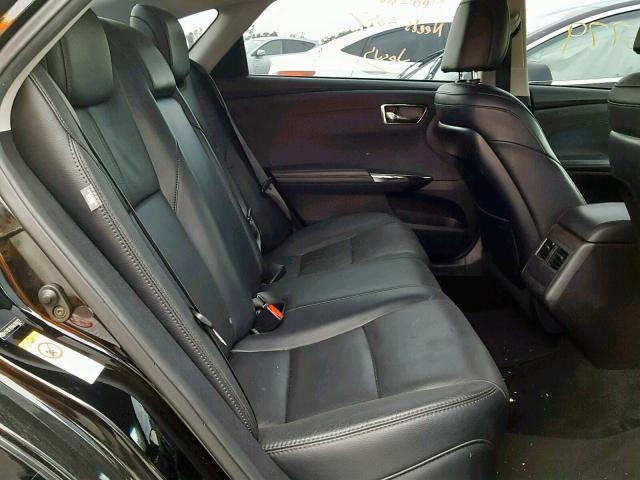 4T1BK1EB6GU208272 - 2016 TOYOTA AVALON XLE BLACK photo 6