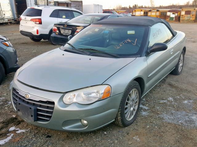 1C3EL55R05N614434 - 2005 CHRYSLER SEBRING TO GREEN photo 2