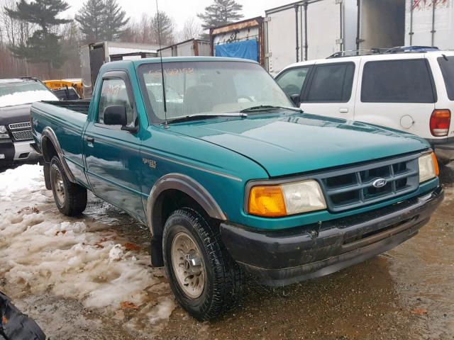 1FTCR11X3RTA05399 - 1994 FORD RANGER GREEN photo 1